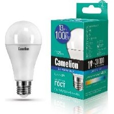 Лампа светодиодная CAMELION (12652) LED13-A60/865/E27