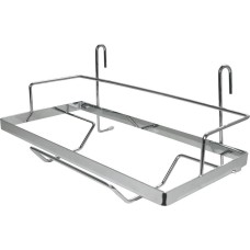 Полка д/бум. полотенец MULTIDOM Полка д/бум. полотенец навесная на рейлинг 27x12x11,5 см AN52-129