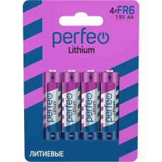 Батарейки PERFEO (PF_C3333) FR6/4BL LITHIUM