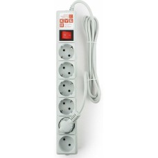 POWERCUBE Сетевой фильтр SPG(5+1)-B-15, 5м, серый
