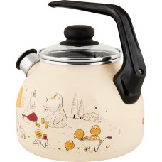 Чайник APPETITE 4с209я Подворье эмал 3,0л со свистком