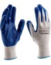 Перчатки СИБРТЕХ Перчатки полиэфирные с синим нитрильным покрытием, размер L, 15 класс вязки 67862