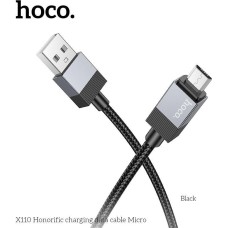 Кабель HOCO (6942007646789) X110m для micro USB , 1 м, Black