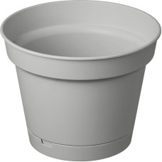 Горшок цветочный HOMVER Mint D185мм, 2,3л с поддоном (серый) 221612035/03