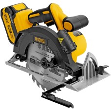 Пила циркулярная аккумуляторная DENZEL Пила циркулярная аккумуляторная бесщет. CCSH-BL-20-185, 185 мм, Li-Ion, 20 В//