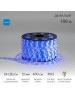 Лента светодиодная NEON-NIGHT Дюралайт LED трехжильный 230В 13мм 24 LED/м СИНИЙ свечение с динамикой модуль 4м бухта 100м Эконом