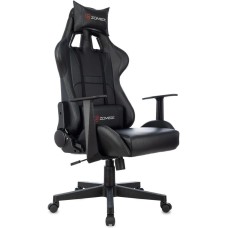 Кресло компьютерное игровое ZOMBIE Кресло игровое Game Penta, экокожа, до 120кг, черный