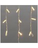 NEON-NIGHT Гирлянда светодиодная Бахрома (Айсикл) 3,2х0,9м 120 LED ТЕПЛЫЙ БЕЛЫЙ белый каучук 3,3мм IP67 постоянное свечение 230В нужен блок 315-001