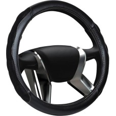 Оплетка SENATOR Оплетка кожа Nebraska M, 38см /ЧЕРНЫЙ/