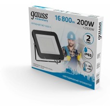 GAUSS Прожектор уличный 200Вт [691511200]