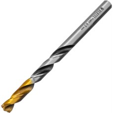 DENZEL Сверло спиральное по металлу 6,5 x 93мм, Р6М5, Golden Tip, многогранная заточка 718279