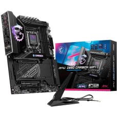 Материнская плата MSI Материнская плата MPG Z890 CARBON WIFI Z890, LGA1851, 4*DDR5, 3*PCIEx16, 5*M.2, 2*TypeC, 10*USB3.2Gen2, 4*USB3.2Gen1, 4*USB2.0, 4*SATA3.0, 5G, 2.5G, 2*Type-C(DP), HDMI, ATX, RTL