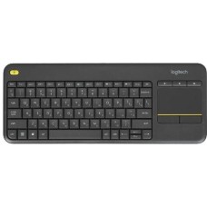 Клавиатура LOGITECH Клавиатура K400 Plus, беспроводная, USB, Радиоканал, мембранная, черный [920-007173]