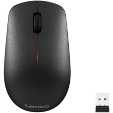 Мышь беспроводная LENOVO Мышь беспроводная 400, радио, оптическая, USB, 1200dpi, черный [gy50r91293]