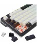 REDRAGON Клавиатура Ucal Pro, беспроводная, USB, Bluetooth/Радиоканал, механическая, черный/белый [72008]