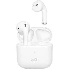 GAL Наушники TW-4300, Bluetooth, вкладыши, белый