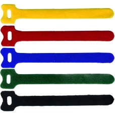 LANMASTER Хомут-липучка LAN-VCM135-BL 135x12мм (упак:20шт) нейлон/полиэтилен внутри помещений синий