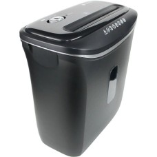 HELEOS Шредер УД14-5 черный/серебристый (секр.P-5) фрагменты 4лист. 14лтр. скобы пл.карты