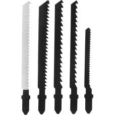 СИБРТЕХ Набор полотен для электролобзика по дереву, 5 шт 78245