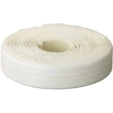 STAYER 3.35 м х 22 мм х 3.35 м, профиль L, белая, бордюрная лента для ванн и раковин, Professional (12341-11-11)