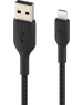 BELKIN Кабель BoostCharge USB-A - Lightning Braided Cable. Длина: 3м. Цвет: черный