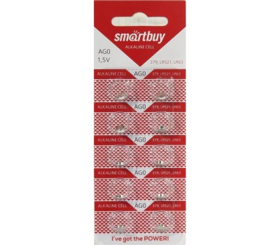 Элементы питания SMARTBUY (SBBB-AG0-10B)AG0-10B