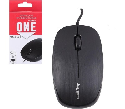 Мышь компьютерная SMARTBUY (SBM-214-K) ONE черная