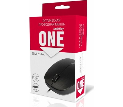Мышь компьютерная SMARTBUY (SBM-214-K) ONE черная