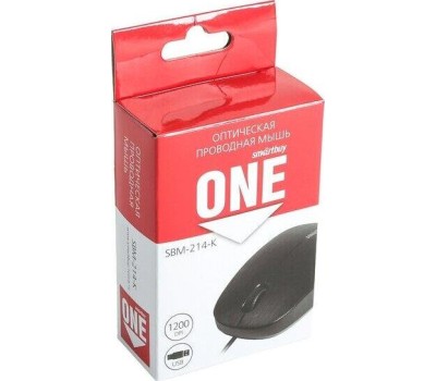 Мышь компьютерная SMARTBUY (SBM-214-K) ONE черная