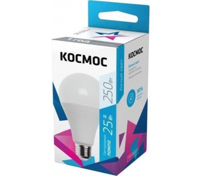 Лампа светодиодная КОСМОС LKECLED25WA65E2765