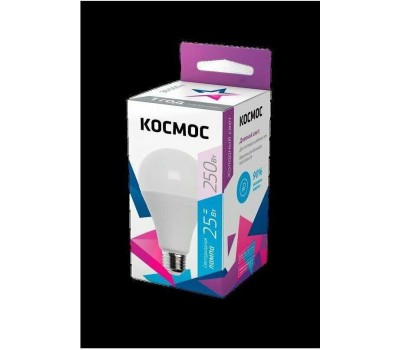 Лампа светодиодная КОСМОС LKECLED25WA65E2765