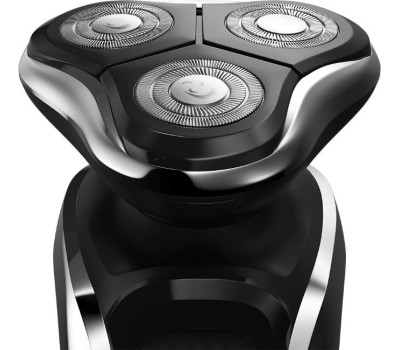 Бритва POLARIS PMR 0307RС WET&DRY PRO 5 BLADES+ черный/хром