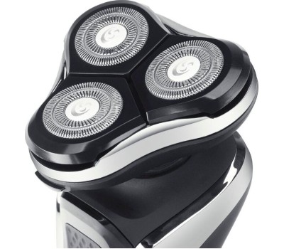 Бритва POLARIS PMR 0307RС WET&DRY PRO 5 BLADES+ черный/хром