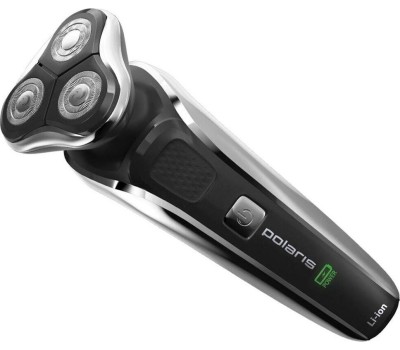 Бритва POLARIS PMR 0307RС WET&DRY PRO 5 BLADES+ черный/хром