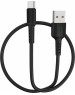 Кабель MORE CHOICE (4627151192895) K26a USB (m)-Type-C (m) 1.0м, черный