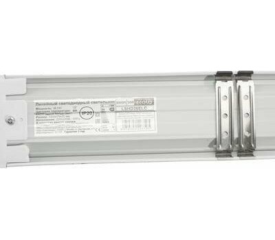 светильники накладные ECOLA LSHD36ELC LED LINEAR IP20 линейный светодиодный светильник (замена ЛПО) 36W 220V 6500K 1200X75X25