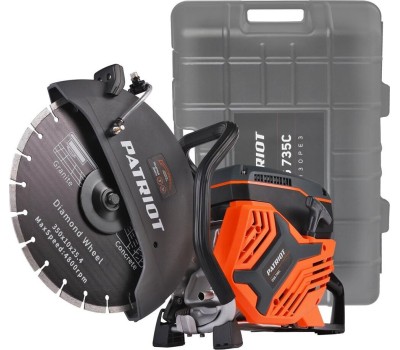 Бензорез PATRIOT 595102230 Бензорез DSG 735С, 75сс, 4.8 л.с, 350мм, Кейс
