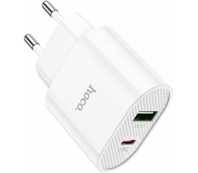 СЗУ HOCO (6931474757319) СЗУ HOCO C95A Lineal PD 20W+QC3.0 (белый)