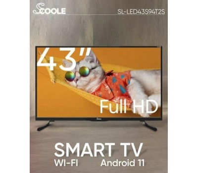 Телевизор SCOOLE SL-LED43S94T2S FHD SMART TV