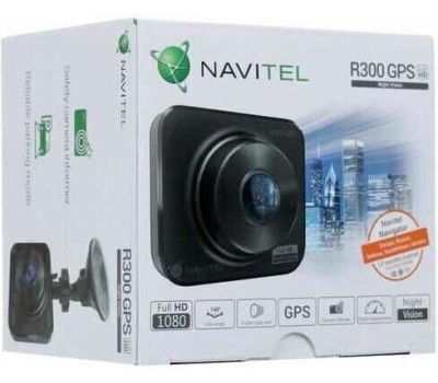 NAVITEL Видеорегистратор R300 GPS черный 1080x1920 1080p 140гр. MSTAR MSC8336