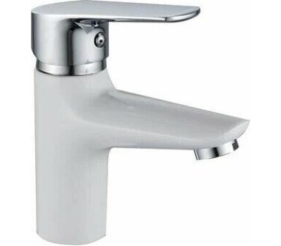 Смеситель для раковины GOTA ROCIO G091063 Catalonia цвет белый Смеситель д/умывальника шар. креп.гайка d35