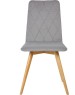 Стул обеденный POLINI Home Rio SD, светло-серый - натуральный (2 кор.)