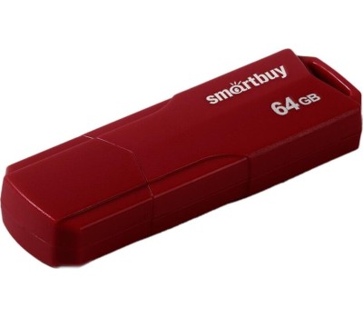 Флэш-напокитель SMARTBUY (SB64GBCLU-BG) UFD 2.0 064GB CLUE Burgundy