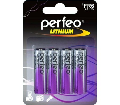 Батарейки PERFEO (PF_C3333) FR6/4BL LITHIUM