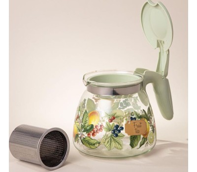 Чайник заварочный AGNESS 885-114 ФРУКТЫ 900мл