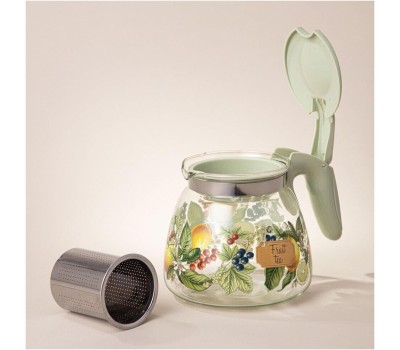 Чайник заварочный AGNESS 885-114 ФРУКТЫ 900мл