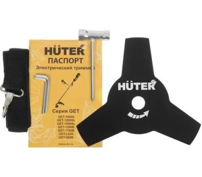 HUTER Триммер электрический GET-1700B 1700Вт разбор.штан. реж.эл.:леска/нож