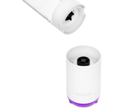 Блендер KITFORT КТ-3033-1, стационарный, белый/фиолетовый