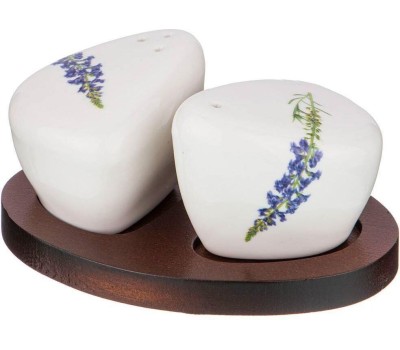 Набор для специй BRONCO 474-097 MEADOW на деревянной подставке (2 предмета)