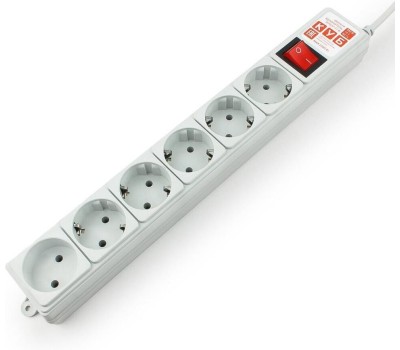 POWERCUBE Сетевой фильтр SPG(5+1)-B-15, 5м, серый